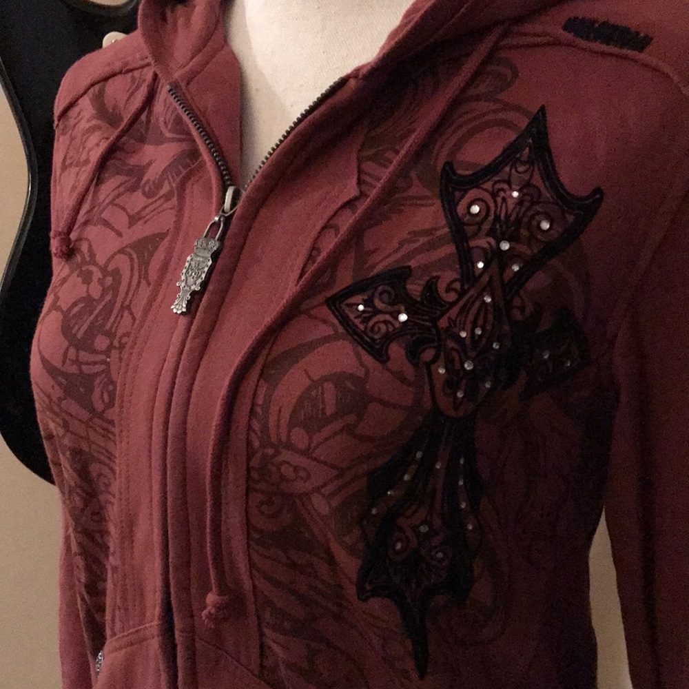 Rebel Spirit Women’s zip up hoodie.